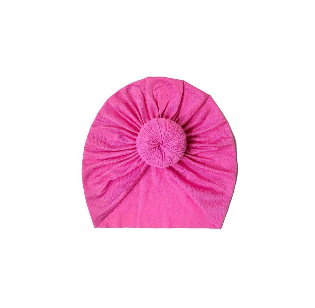 Hot Pink Knot Turban