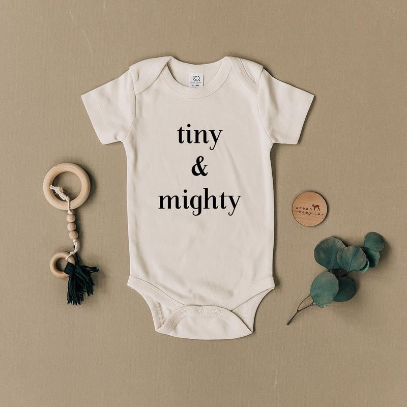 Tiny Mighty Organic Baby Onesie