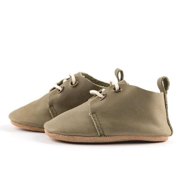 Olive Oxford Soft Sole