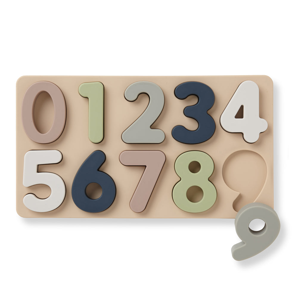 Large Number Soft Silicone Puzzle