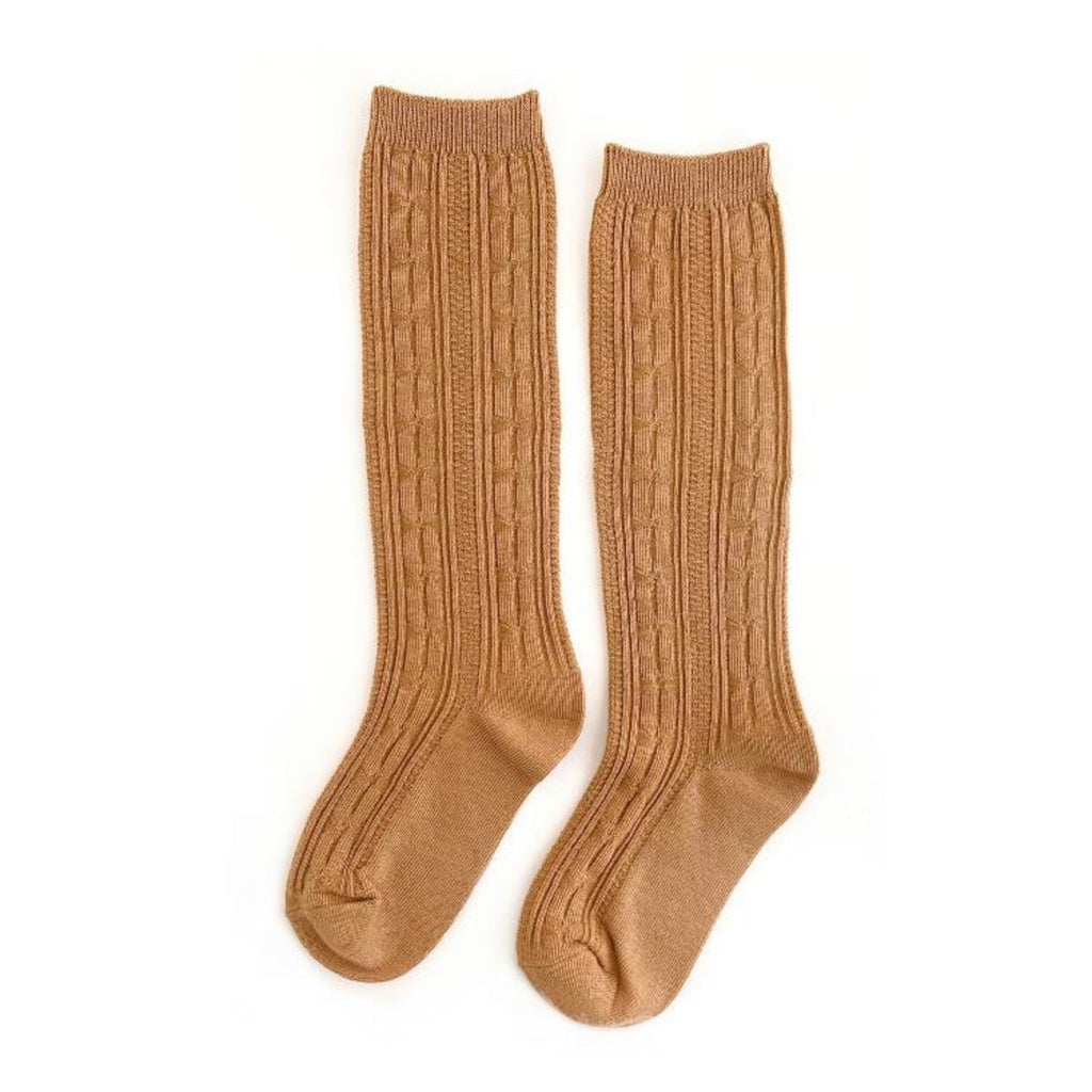Biscotti Cable Knit Knee High Socks