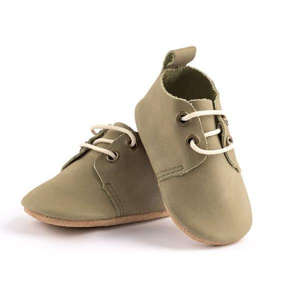 Olive Oxford Soft Sole